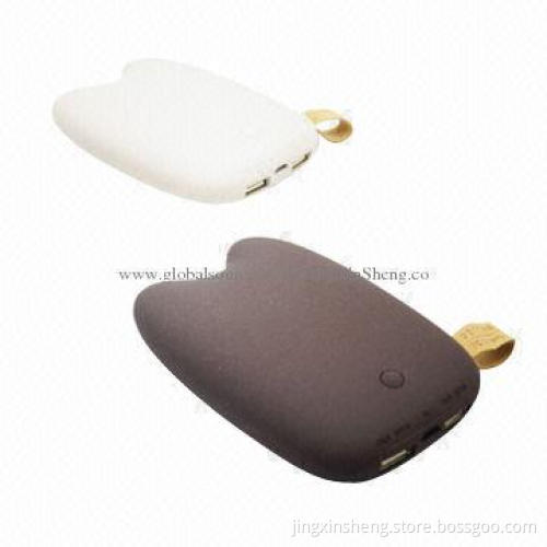 Dual USB Ports Power Bank for iPhone with 7,800mAh Capacity and Brilliant Design